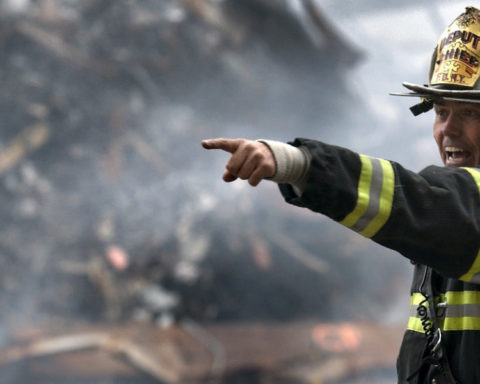 Fire chief at ground zero