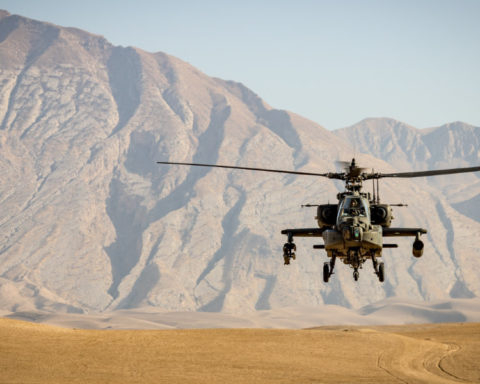 Helicopter in Afghanistan