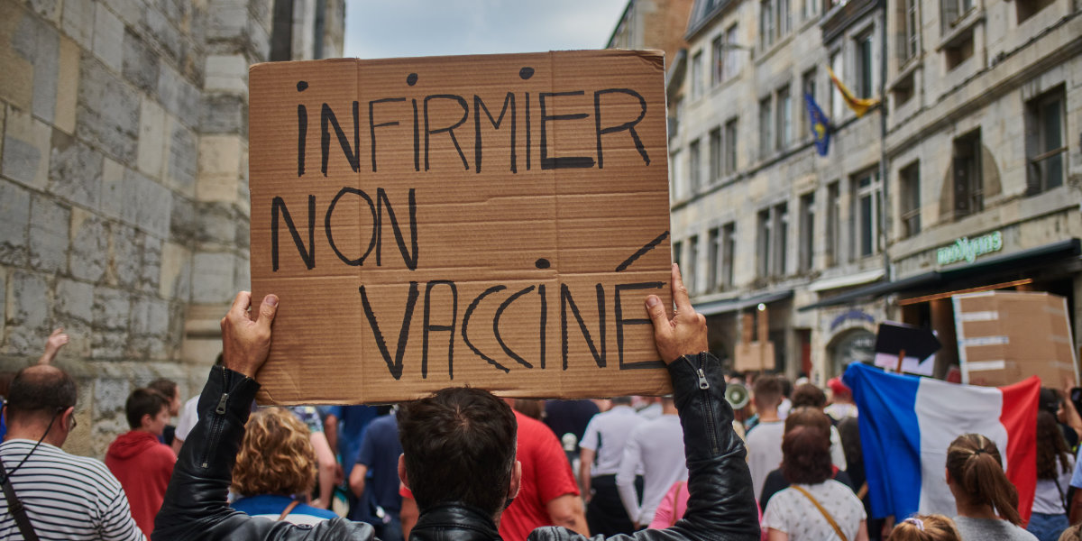 Anti-vaccine protest