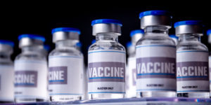 Image of unbranded vaccine vials